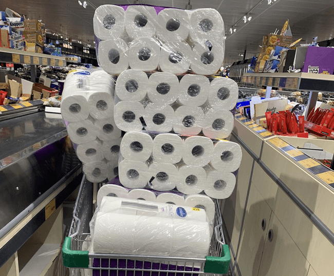 Scarcity in sales copy - like toilet rolls during the pandemic!